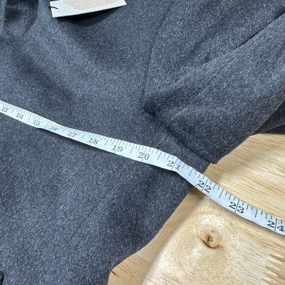 Kenneth Cole Reaction NWT Men's Raburn Wool Blend Top Coat Size 38S Dark Gray - Picture 9 of 11